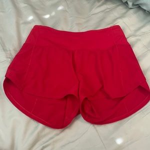 Red lululemon speed ups